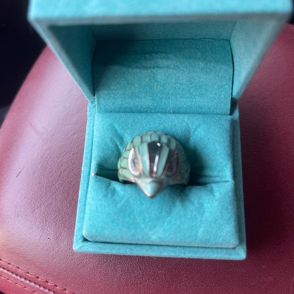 Kurt Geiger London Turquoise Eagle Ring 💎 - Picture 9 of 10